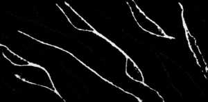 Кварцевый агломерат Marquina Lavagna 9719, черный оттенок