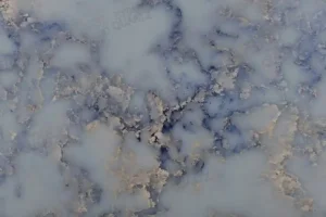 Кварцевый агломерат Azul Imperiale EQPM 025, голубой оттенок