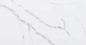Композит кварца Calacatta Supreme C4211 от производителя Stratos (Вьетнам) для кухонных поверхностей