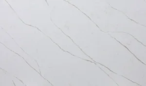 Кварцевый агломерат Calacatta Venato EQHM 002, белый оттенок